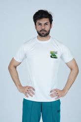 Men's Graphic White Polyester T-Shirt - CrossFitters