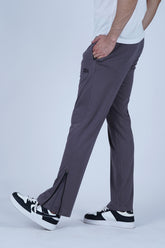 Men’s Gray Polyester Trouser - CrossFitters