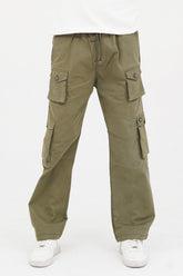 Men's Khaki Cotton Cargo Pant - CrossFitters