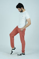 Men’s Pink Polyester Jogger Pant - CrossFitters