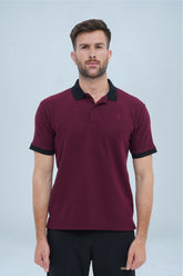 Men's Plum Cotton Polo Shirt - CrossFitters