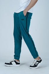 Men's Sea Green Cotton Jogger Pants - CrossFitters