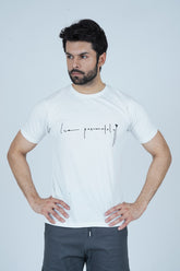 Men's White Cotton T-Shirt - CrossFitters
