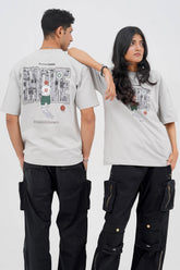 Unisex Light Grey Oversized T-Shirt - CrossFitters