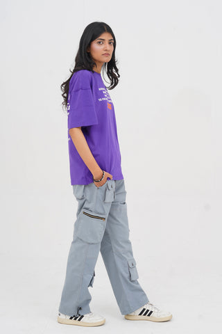 Adversity Purple Oversized T-Shirt - CrossFitters