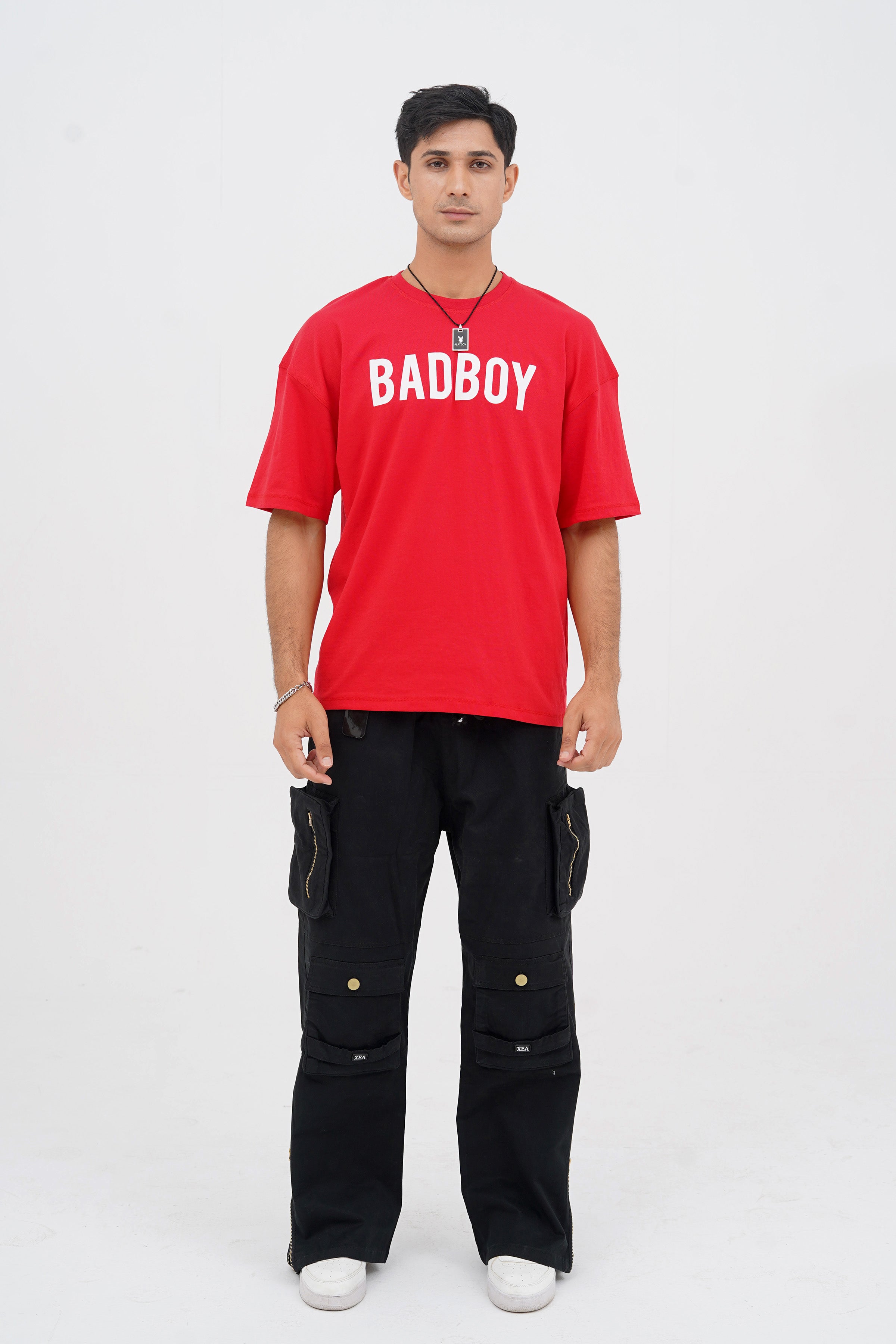 Bad Boy Smoker Red Oversized T-Shirt - CrossFitters