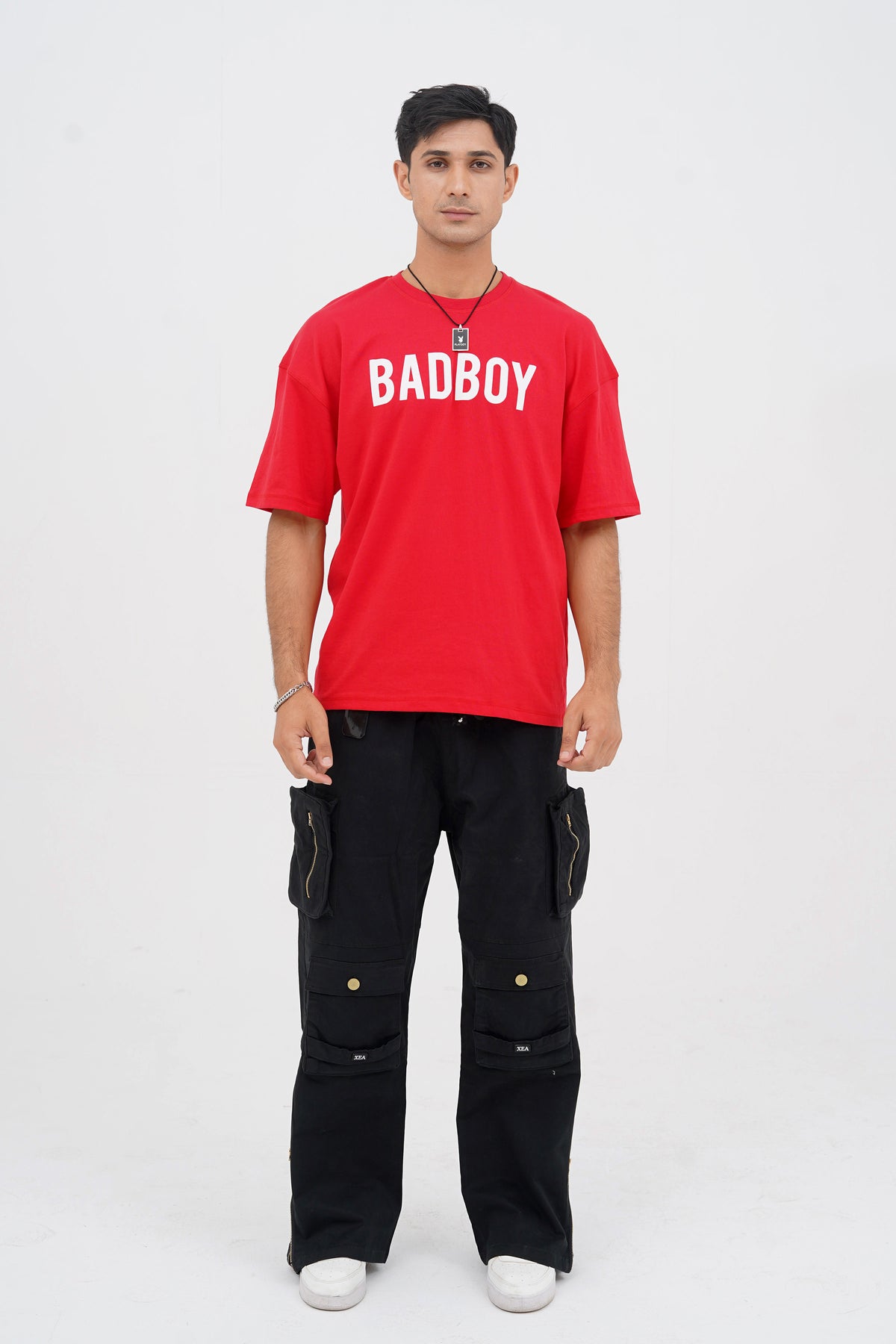 Bad Boy Smoker Red Oversized T-Shirt - CrossFitters