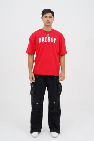 Bad Boy Smoker Red Oversized T-Shirt - CrossFitters