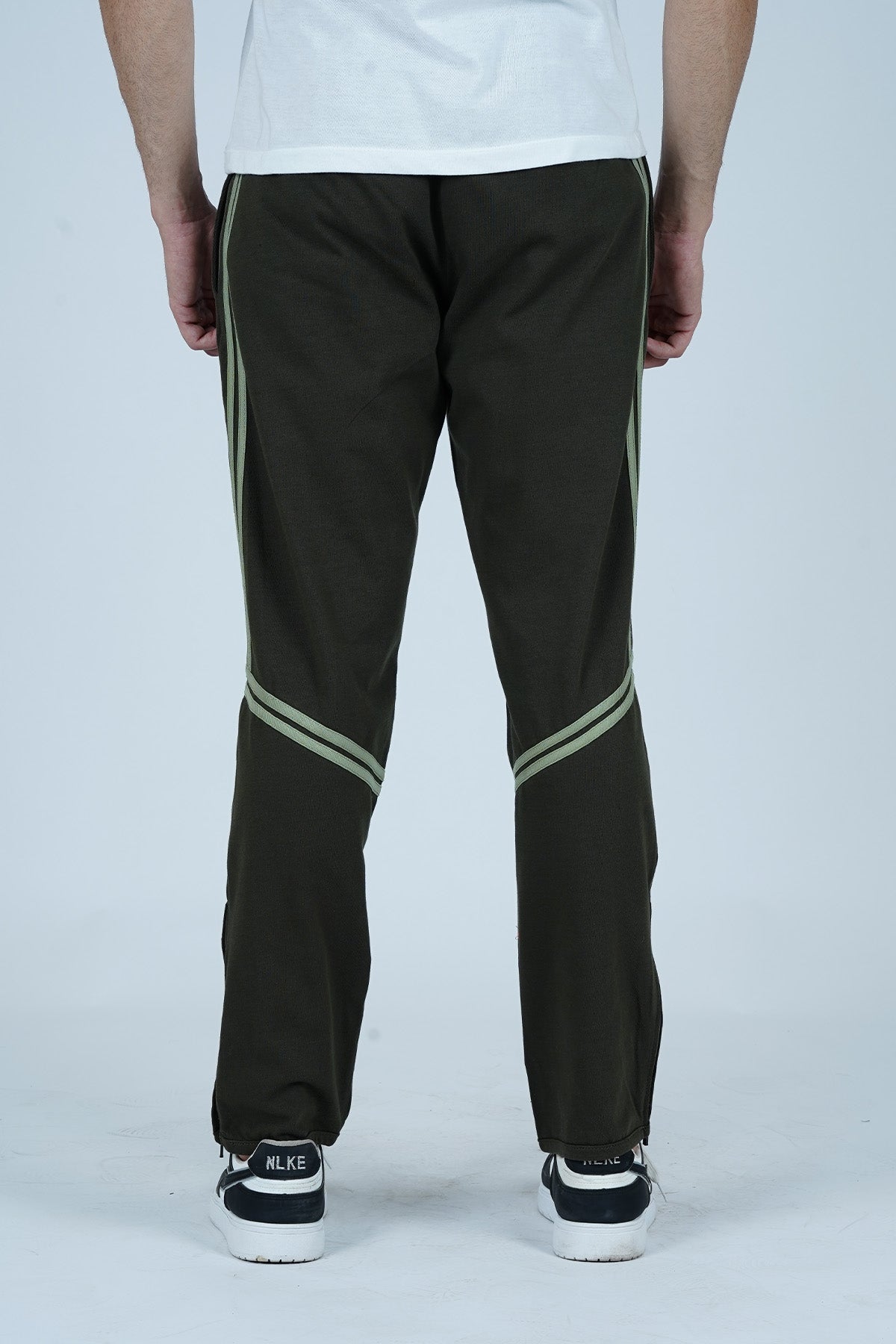 Men’s Army Green Polyester Trouser - CrossFitters