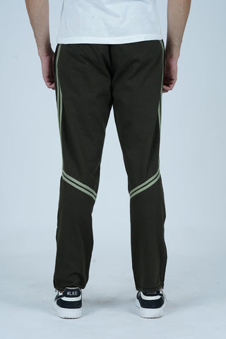 Men’s Army Green Polyester Trouser - CrossFitters