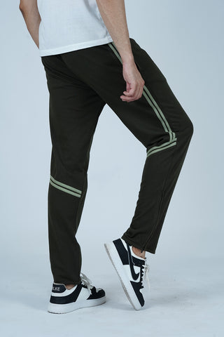 Men’s Army Green Polyester Trouser - CrossFitters