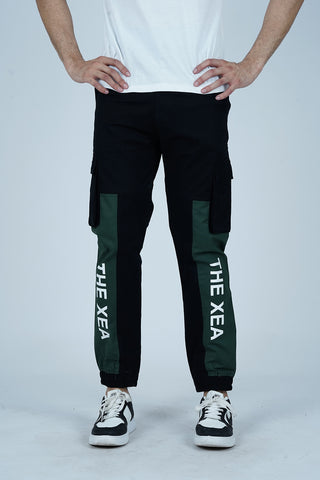 Men's Black Cotton Cargo Pant - CrossFitters