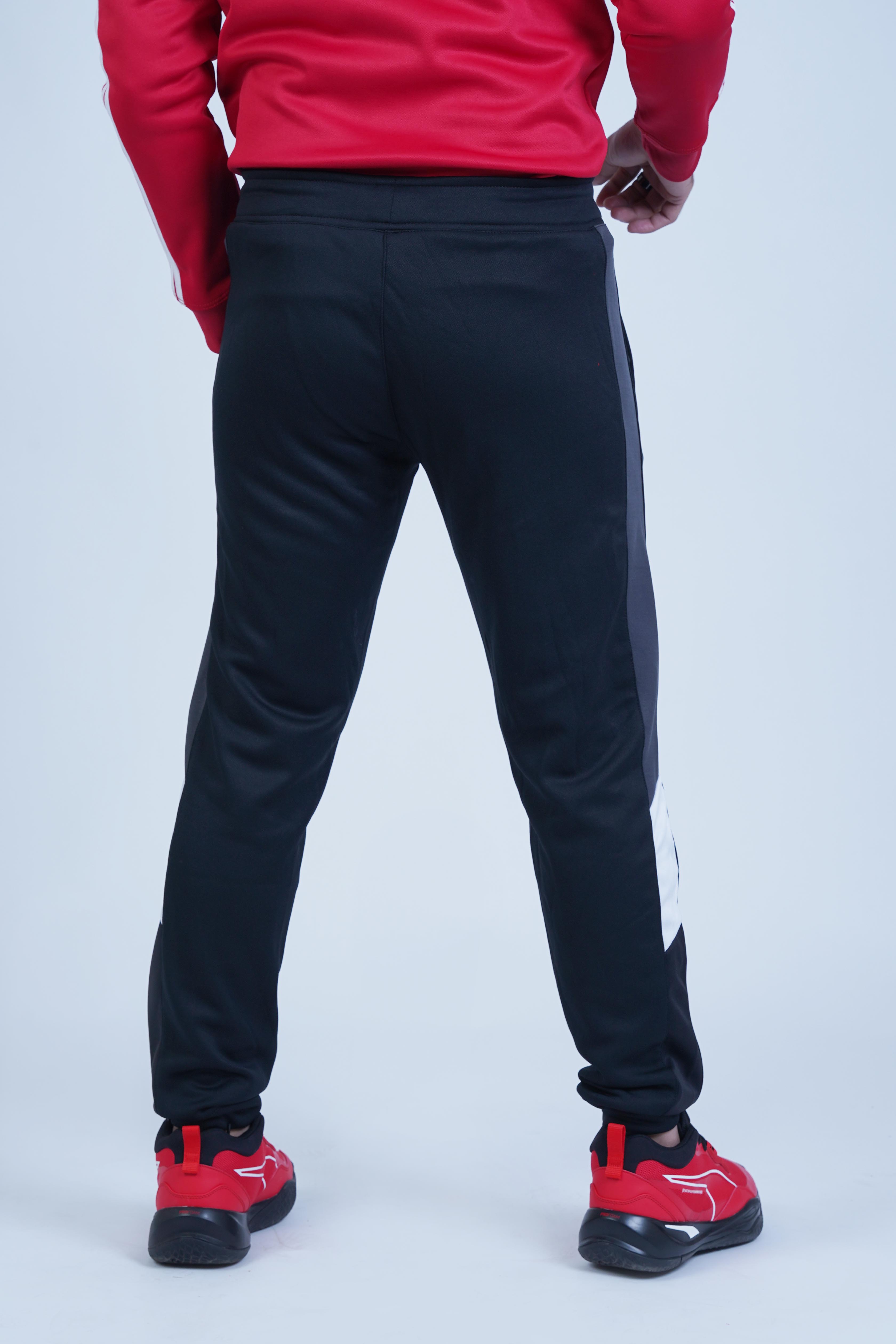 Men's Black Cotton Jogger Pants - CrossFitters