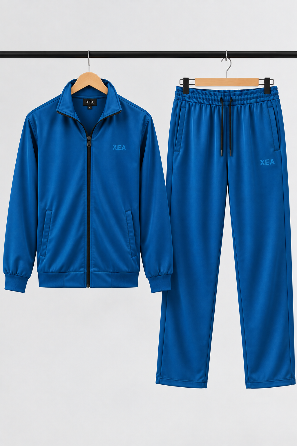 Men's Blue Polyester Track Suit - CrossFitters
