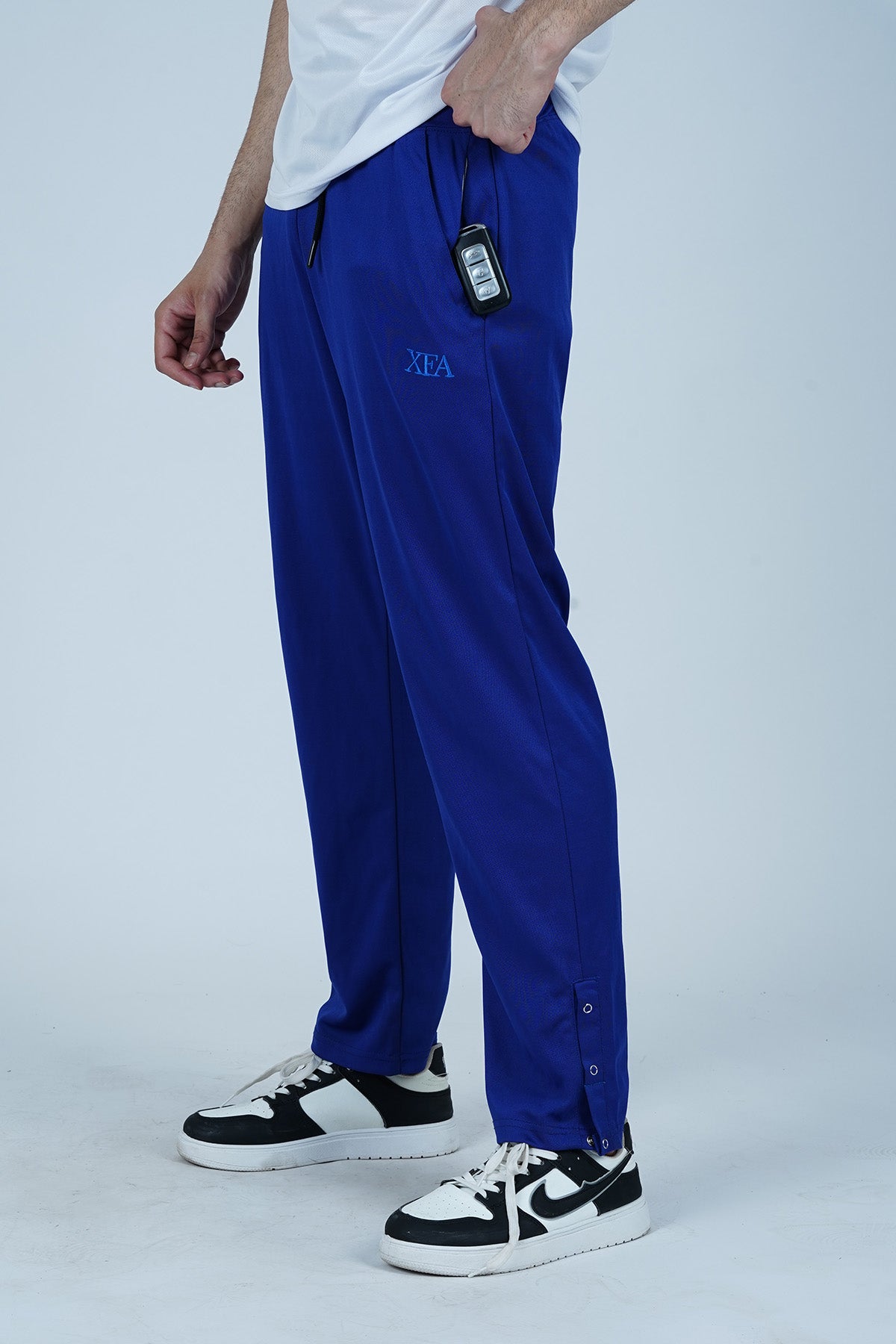 Men’s Blue Polyester Trouser - CrossFitters