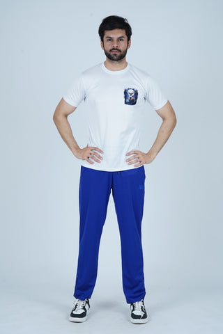 Men’s Blue Polyester Trouser - CrossFitters