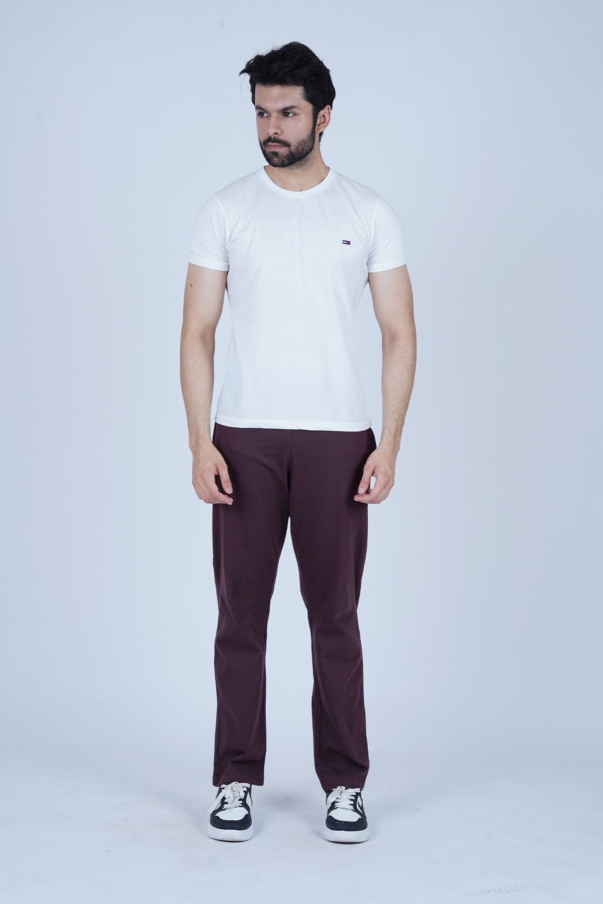 Men's Brown Polyester Trouser - CrossFitters