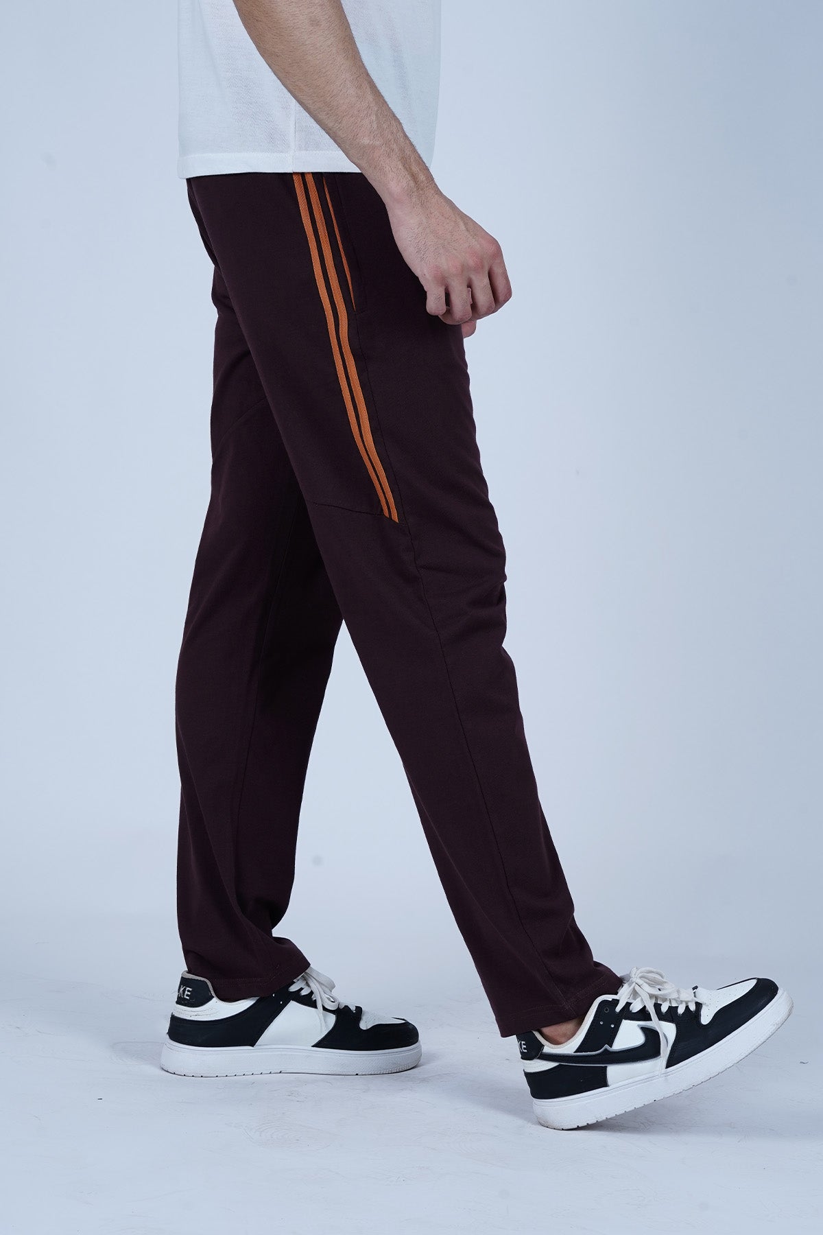 Men's Brown Polyester Trouser - CrossFitters