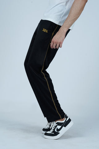 Men's Classic Black Polyester Trouser - CrossFitters