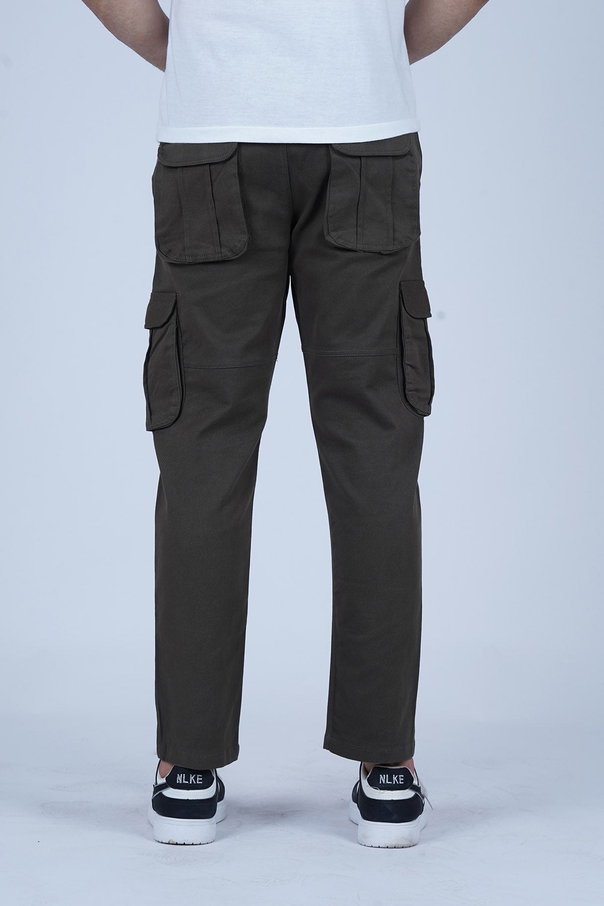 Men's Dark Gray Cotton Cargo Pant - CrossFitters