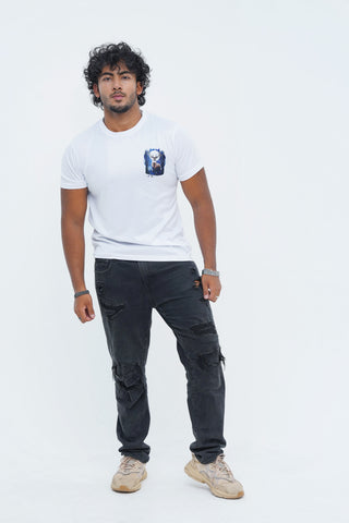 Men's Deer White Polyester T-Shirt - CrossFitters