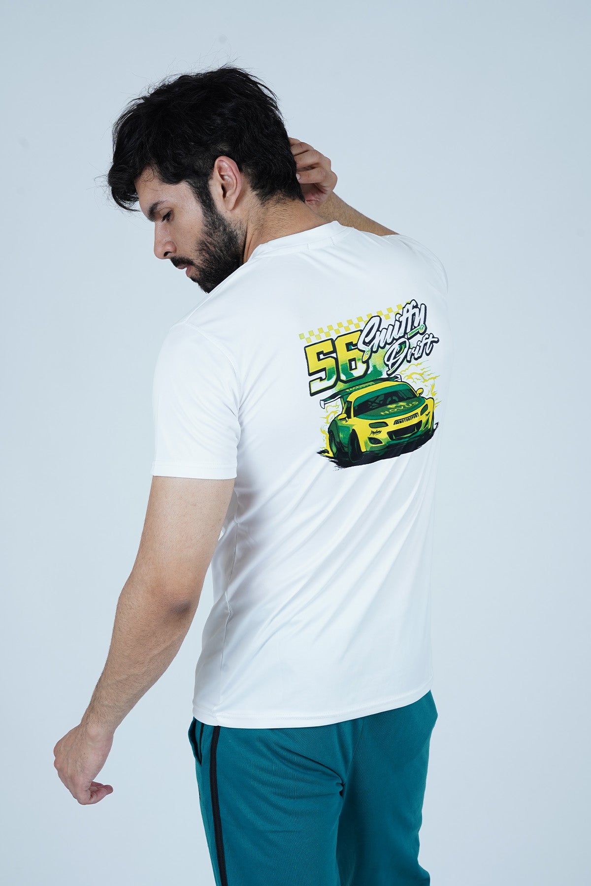 Men's Graphic White Polyester T-Shirt - CrossFitters