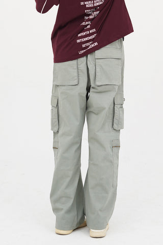 Men's Gray Cotton Cargo Pant - CrossFitters