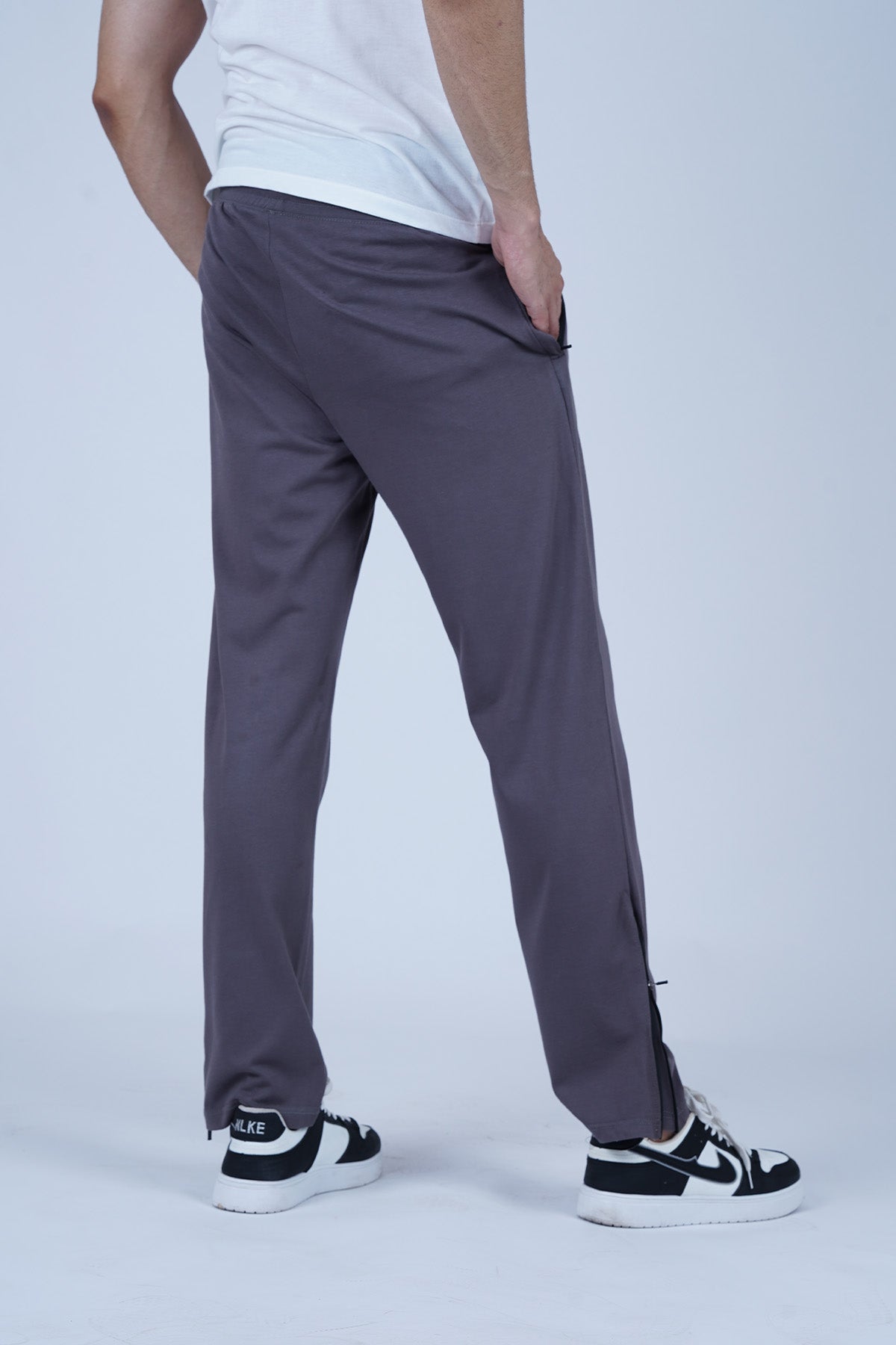 Men’s Gray Polyester Trouser - CrossFitters