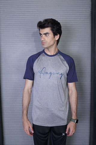 Men's Grey Polyester T-Shirt - CrossFitters