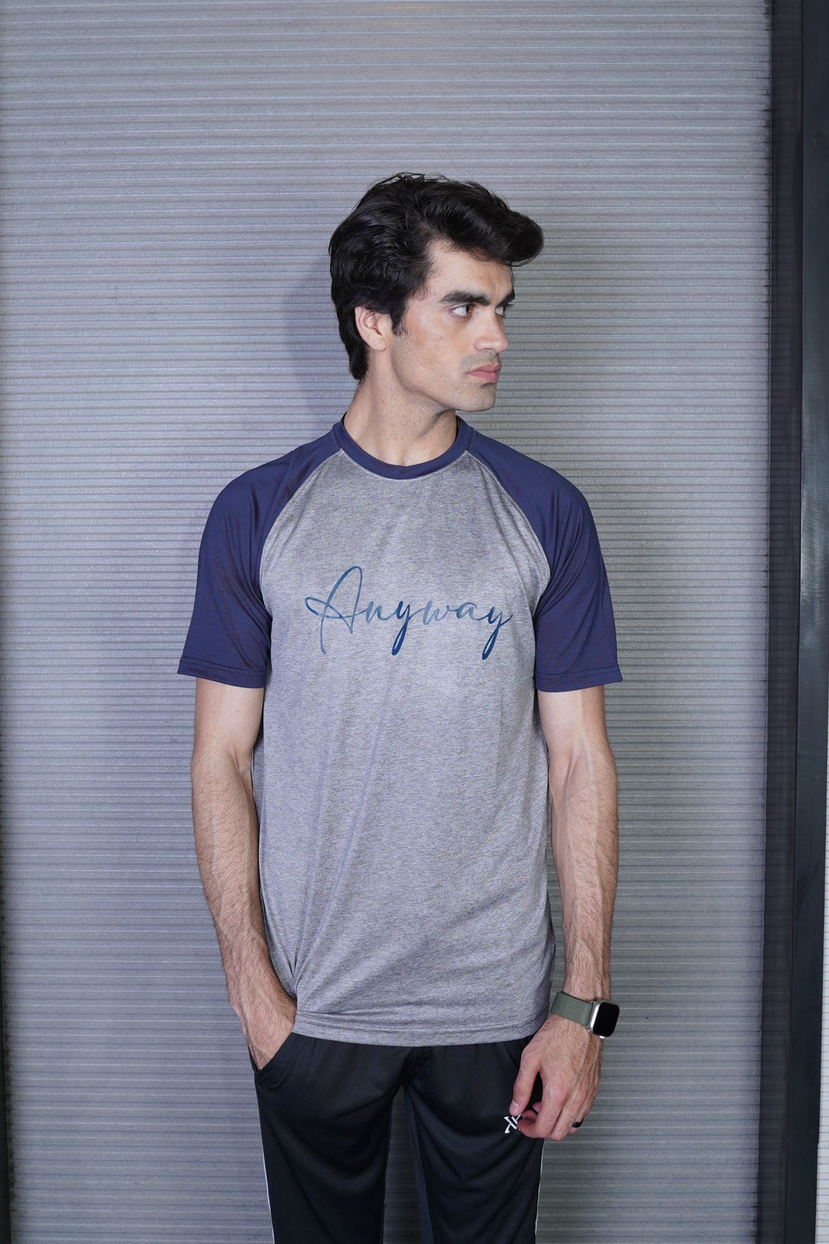 Men's Grey Polyester T-Shirt - CrossFitters