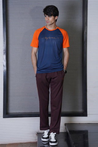 Men's Navy Blue Polyester T-Shirt - CrossFitters