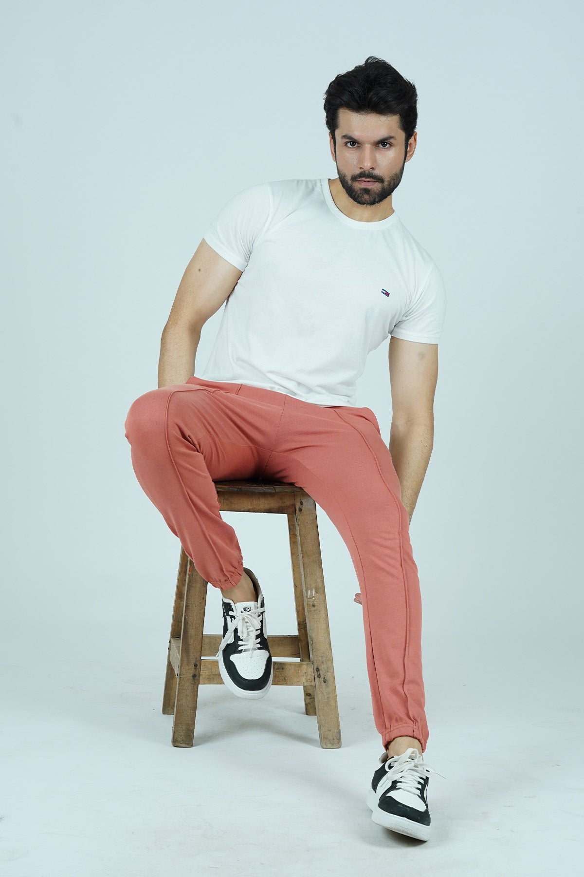Men’s Pink Polyester Jogger Pant - CrossFitters