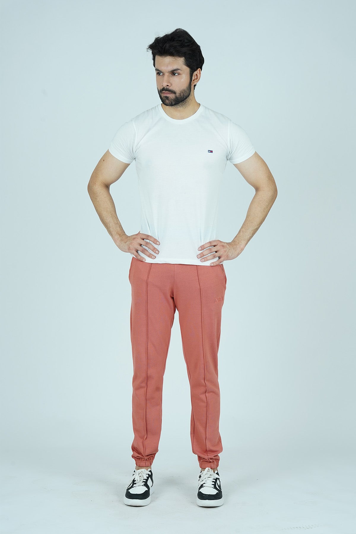 Men’s Pink Polyester Jogger Pant - CrossFitters