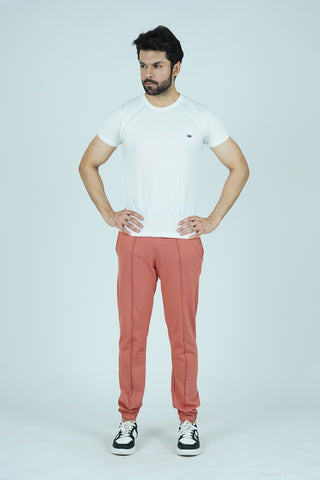 Men’s Pink Polyester Jogger Pant - CrossFitters