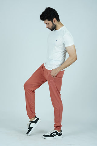 Men’s Pink Polyester Jogger Pant - CrossFitters