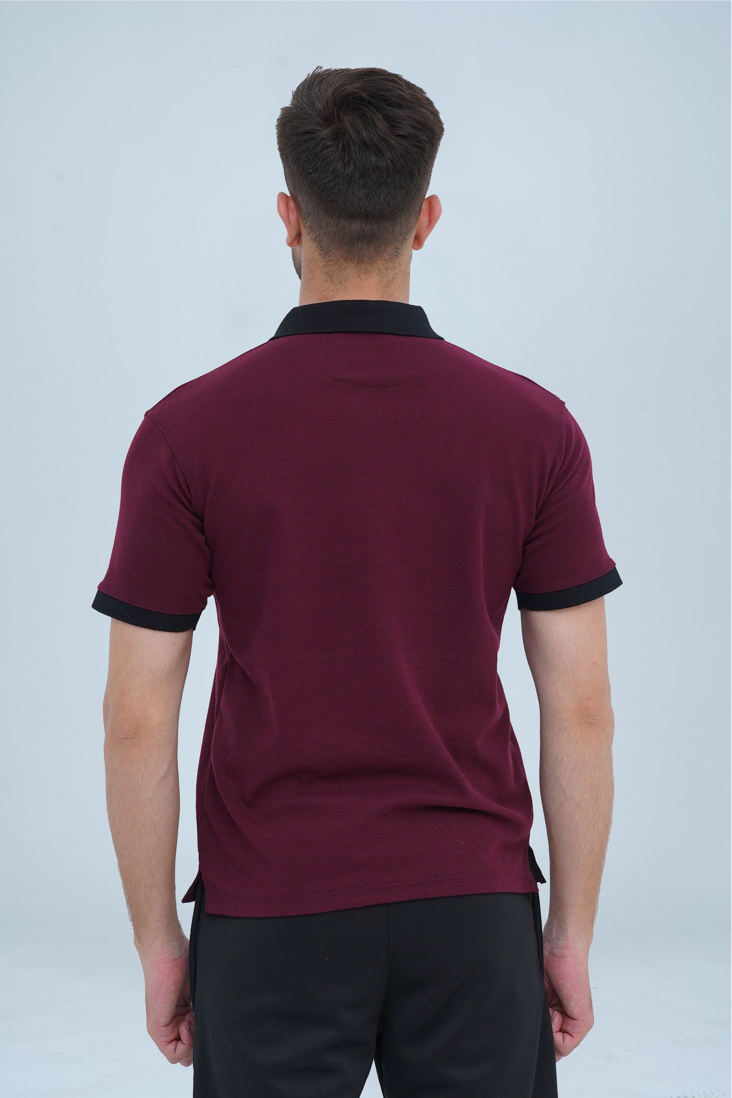 Men's Plum Cotton Polo Shirt - CrossFitters