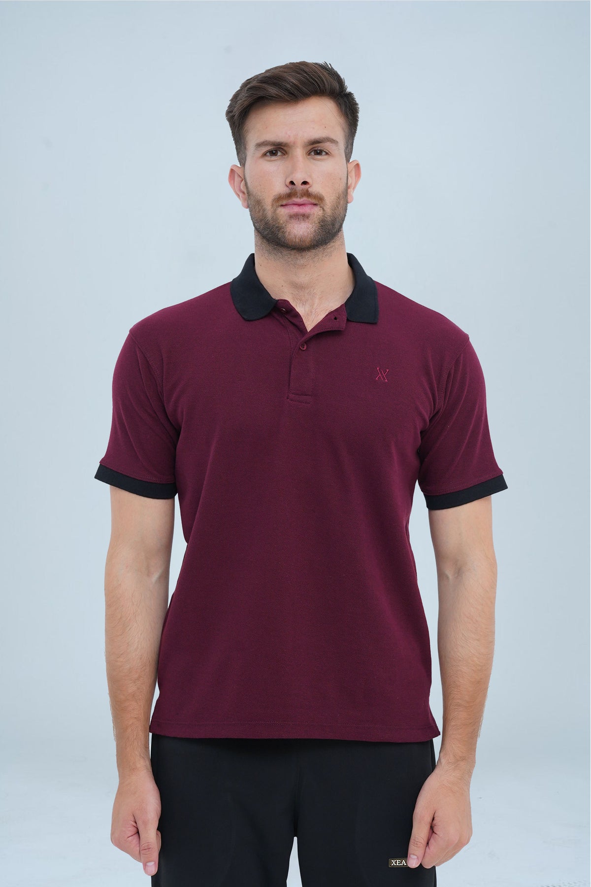 Men's Plum Cotton Polo Shirt - CrossFitters