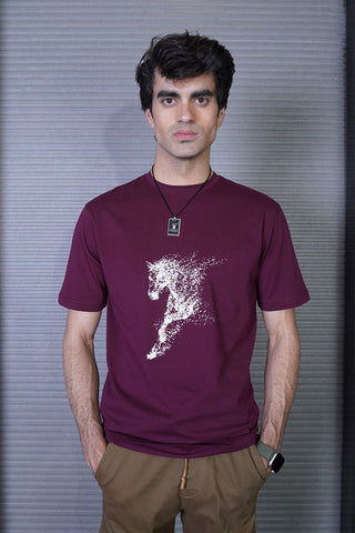 Men's Plum Cotton T-Shirt - CrossFitters