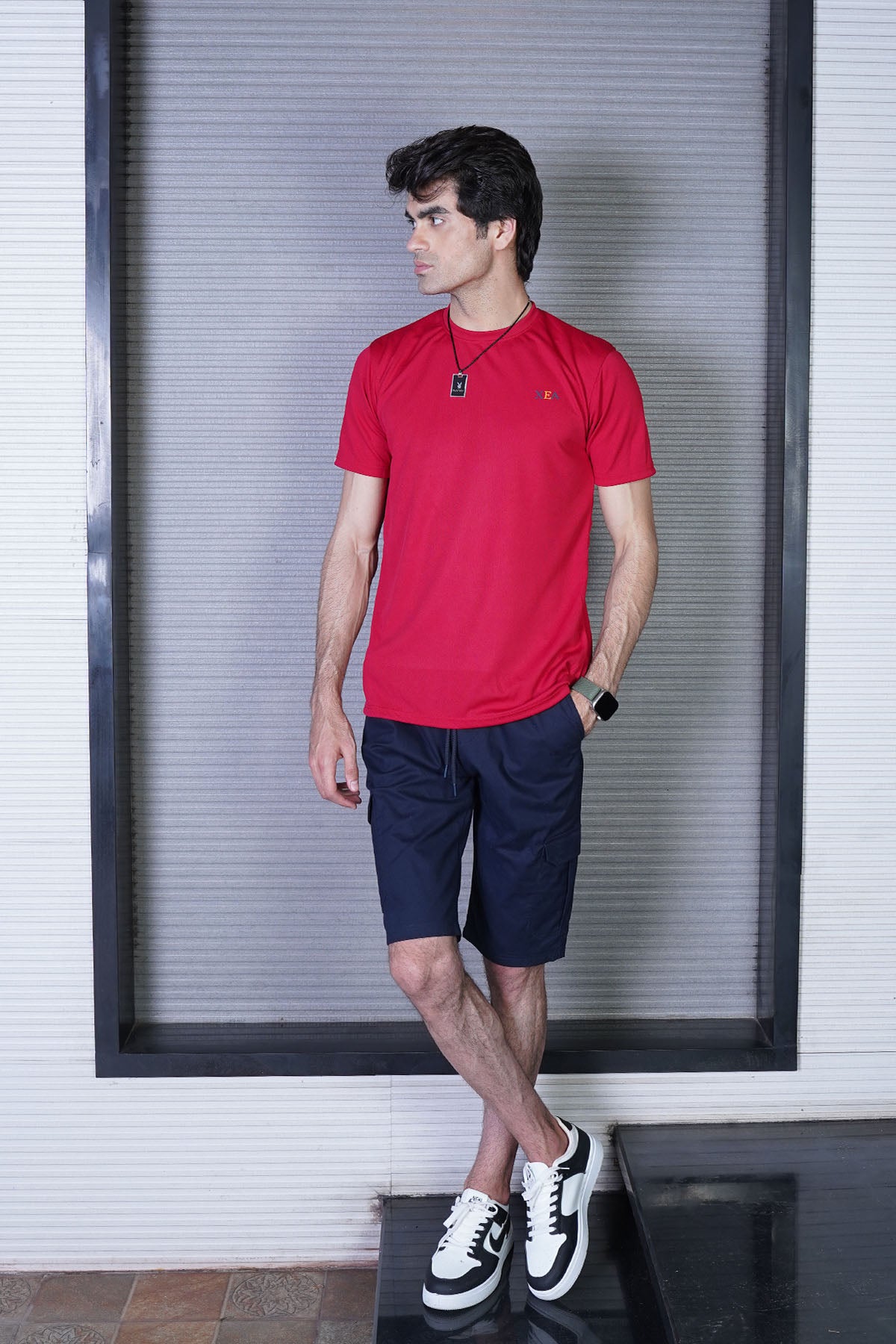 Men's Red Cotton T-Shirt - CrossFitters