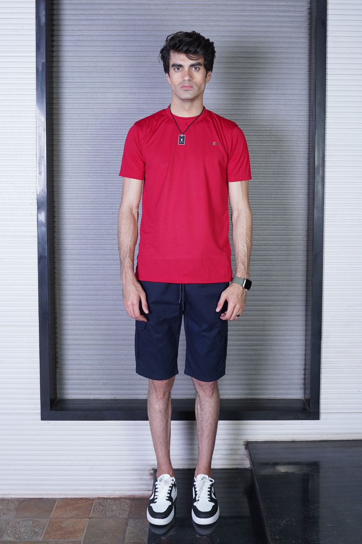 Men's Red Cotton T-Shirt - CrossFitters