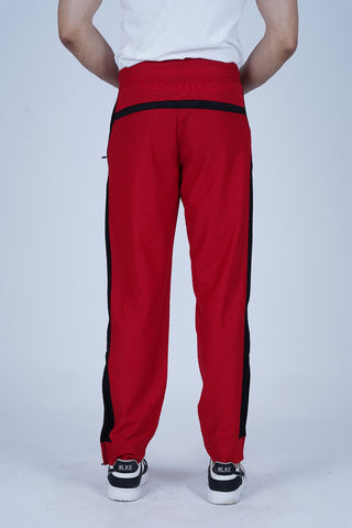 Men's Red Polyester Trouser - CrossFitters
