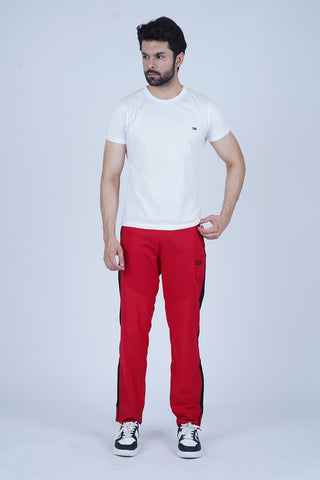 Men's Red Polyester Trouser - CrossFitters