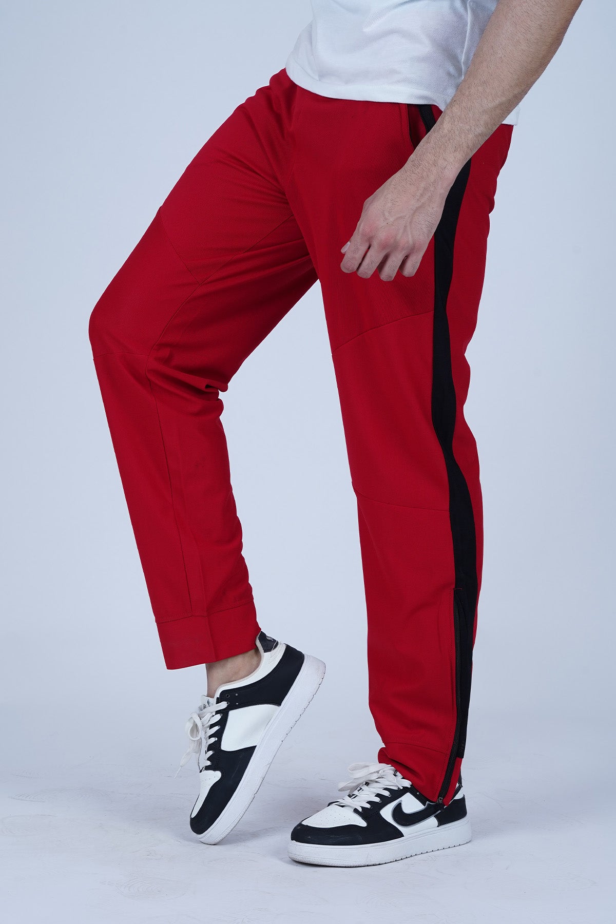 Men's Red Polyester Trouser - CrossFitters