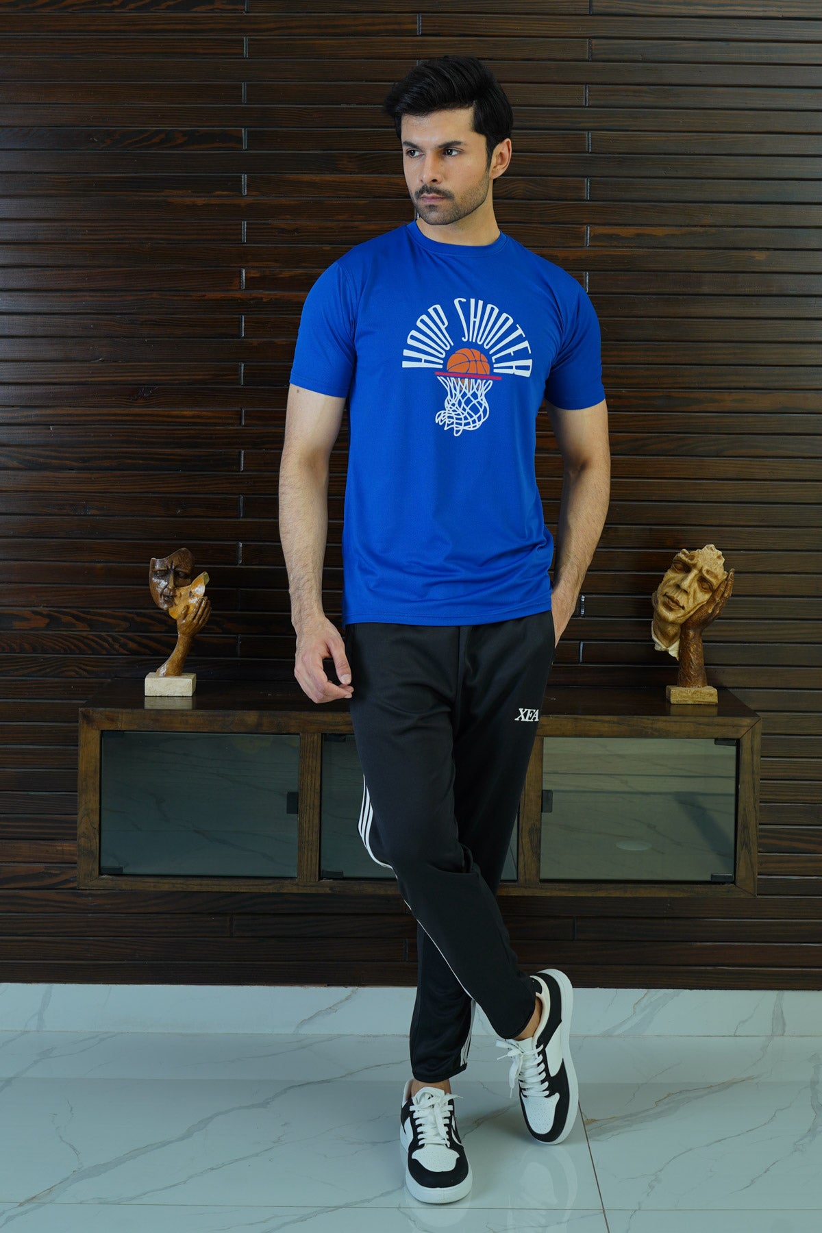 Men's Royal Blue Polyester T-Shirt - CrossFitters