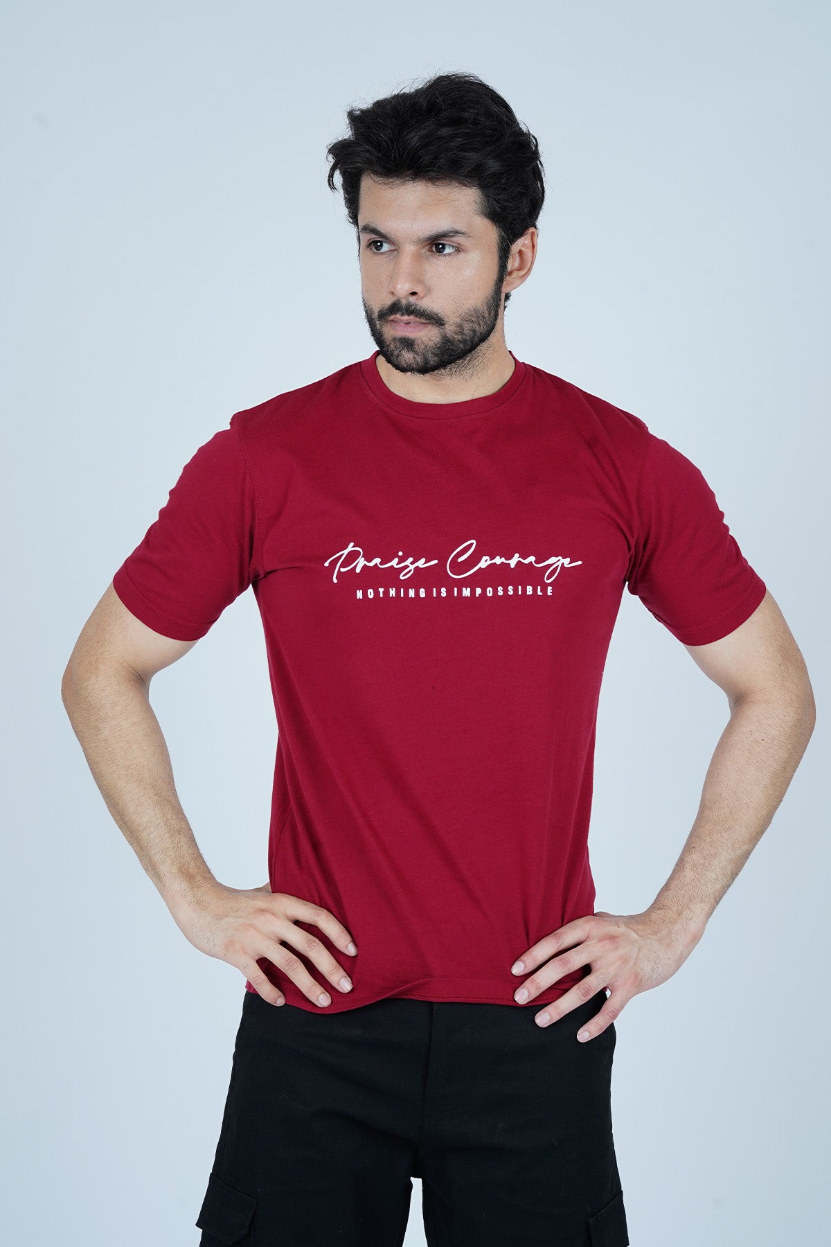 Men's Ruby Red Cotton T-Shirt - CrossFitters