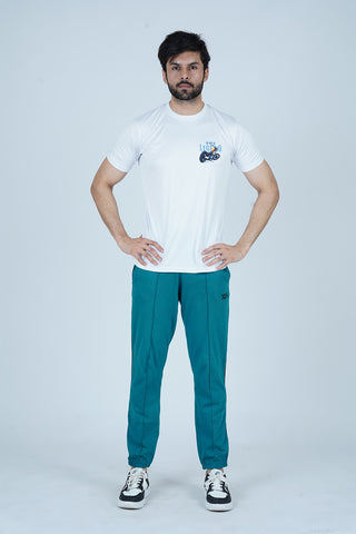 Men's Sea Green Cotton Jogger Pants - CrossFitters