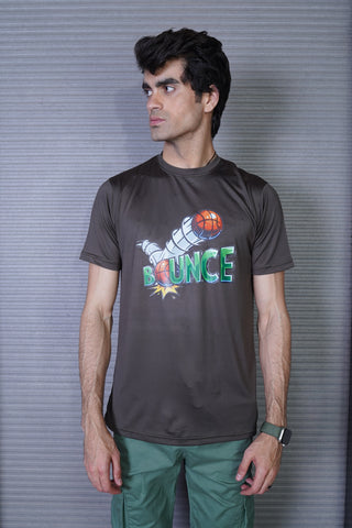 Men's Smokey Black Polyester T-Shirt - CrossFitters