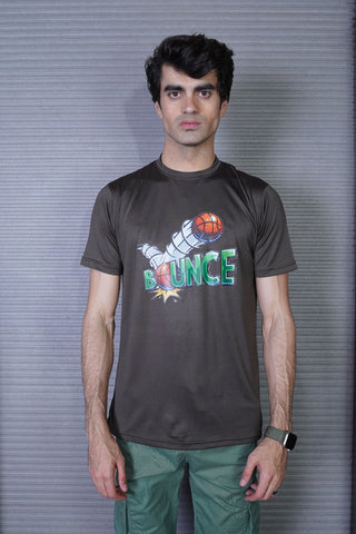 Men's Smokey Black Polyester T-Shirt - CrossFitters