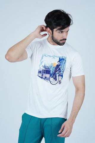 Men's Snow White Polyester T-Shirt - CrossFitters