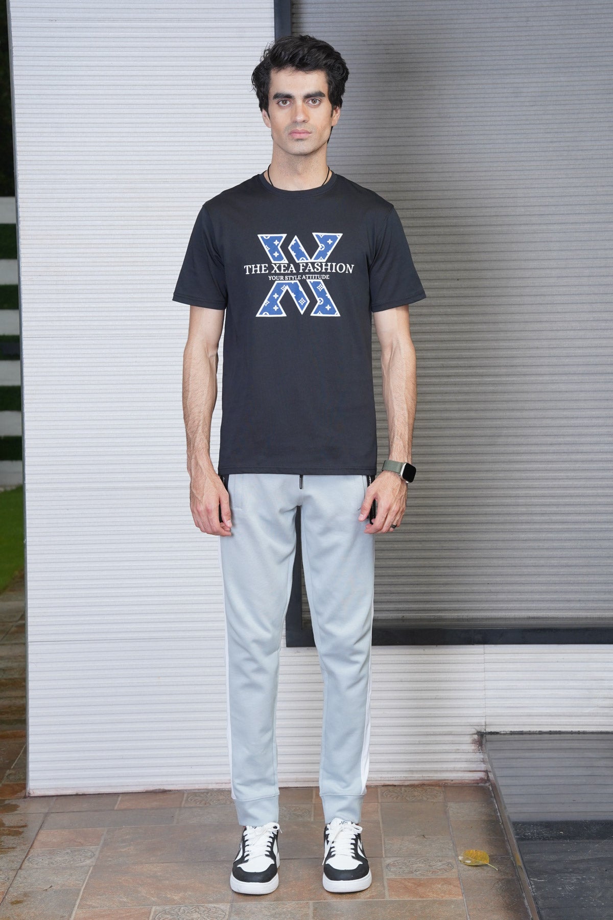 Men's Soft Black Cotton T-Shirt - CrossFitters